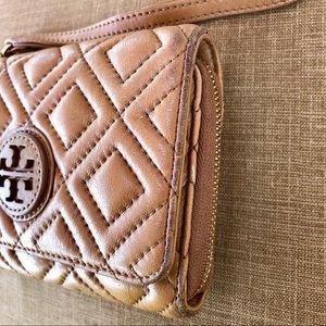 Tory Burch Marion Quilted Wristlet